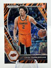 Cade Cunningham [Choice Tiger Stripe Prizm] #1 Basketball Cards 2021 Panini Prizm Draft Picks Prices