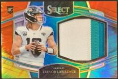 Trevor Lawrence [Tie Dye] #JS-TLR Football Cards 2021 Panini Select Jumbo Rookie Swatch Prices