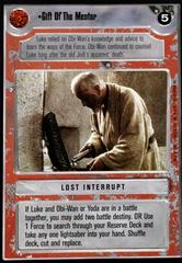 Gift Of The Mentor [Limited] Star Wars CCG Premiere Prices