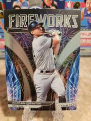 Giancarlo Stanton #F-5 Baseball Cards 2022 Panini Prizm Fireworks Prices