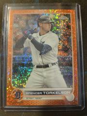 Spencer Torkelson [Ben Baller Orange Speckle] Baseball Cards 2022 Topps Chrome Prices