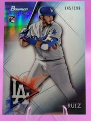 Keibert Ruiz [Refractor] #BSR-82 Baseball Cards 2021 Bowman Sterling Prices