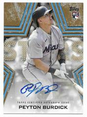 Peyton Burdick [Gold] Baseball Cards 2023 Topps Series 1 Stars Autographs Prices