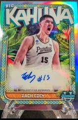 Zach Edey #BKA-ZE Basketball Cards 2023 Bowman Chrome University The Big Kahuna Autographs Prices