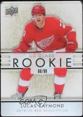Lucas Raymond [Gold] #GR-30 Hockey Cards 2021 Upper Deck Ovation UD Glass Rookies Prices