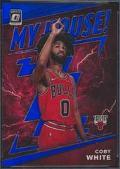 Coby White [Blue] #9 Basketball Cards 2019 Panini Donruss Optic My House Prices