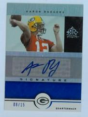 Aaron Rodgers [Blue] Football Cards 2005 Upper Deck Reflections Signatures Prices