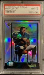 Fred Taylor [Interstate Refractors] Football Cards 1998 Bowman Chrome Prices