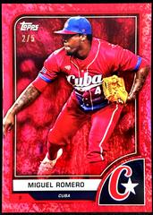 Miguel Romero [Red Hot] Baseball Cards 2023 Topps World Classic Prices