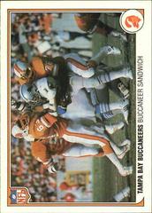 Tampa Bay Buccaneers [Buccaneer Sandwich] #54 Football Cards 1983 Fleer Team Action Prices