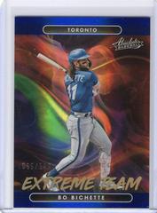 Bo Bichette [Spectrum Blue] #ET-6 Baseball Cards 2022 Panini Absolute Extreme Team Prices