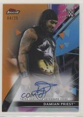 Damian Priest [Orange] Wrestling Cards 2021 Topps Finest WWE Roster Autographs Prices