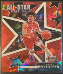 LaMelo Ball [Red Ice] Basketball Cards 2021 Panini Contenders Optic All Star Aspirations Prices