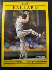 Jeff Ballard Baseball Cards 1991 Fleer Prices