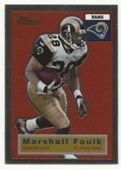Marshall Faulk [Retrofractor] Football Cards 2001 Topps Heritage Prices