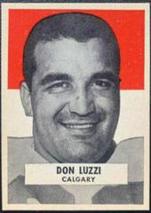 Don Luzzi Football Cards 1959 Wheaties CFL Prices