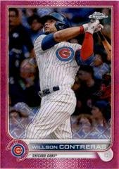 Willson Contreras [Pink] #17 Baseball Cards 2022 Topps Chrome Logofractor Prices