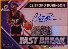 Clifford Robinson #CRB Basketball Cards 2018 Panini Donruss Optic Fast Break Signatures Prices