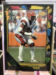 Anthony Munoz [10 Stripe] Football Cards 1991 Wild Card Prices