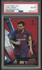 Lionel Messi [Red Refractor] #1 Soccer Cards 2018 Finest UEFA Champions League Prices