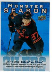 Connor McDavid #MS-3 Hockey Cards 2023 Upper Deck Monster Season Prices