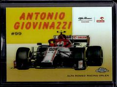Antonio Giovinazzi [Gold] #54W-13 Racing Cards 2020 Topps Chrome Formula 1 1954 World on Wheels Prices