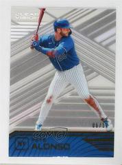 Pete Alonso [Gold] #17 Baseball Cards 2021 Panini Chronicles Clear Vision Prices