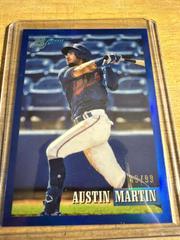 Austin Martin [Chrome Prospect Blue] #134 Baseball Cards 2021 Bowman Heritage Prices