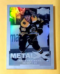 David Pastrnak #MX-14 Hockey Cards 2021 Skybox Metal Universe X Prices
