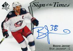 Boone Jenner #SOTT-BJ Hockey Cards 2021 SP Authentic Sign of the Times Autographs Prices