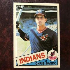 Chris Bando #14 Baseball Cards 1985 Topps Tiffany Prices