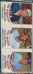 Spencer, McRae, Hargrove [Hand Cut Panel] Baseball Cards 1977 Hostess Prices