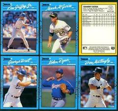 Jose Canseco #81 Baseball Cards 1990 Donruss Best AL Prices