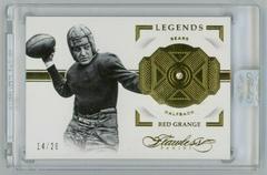 Red Grange Football Cards 2016 Panini Flawless Prices