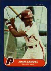 Juan Samuel #93 Baseball Cards 1986 Fleer Mini Prices