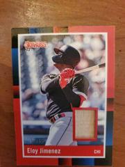 Eloy Jimenez [Red] #R88M-EJ Baseball Cards 2022 Panini Donruss Retro 1988 Materials Prices