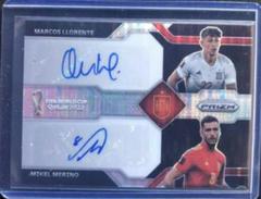 Marcos Llorente, Mikel Merino Soccer Cards 2022 Panini Prizm World Cup Dual Signatures Prices