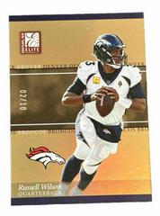 Russell Wilson [Gold] #15 Football Cards 2023 Panini Donruss Elite 2003 Prices