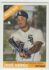 Jose Abreu #JA Baseball Cards 2015 Topps Heritage Real One Autographs Prices