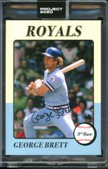 George Brett #112 Baseball Cards 2020 Topps Project 2020 Prices
