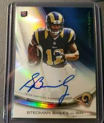 Stedman Bailey Football Cards 2013 Topps Platinum Autograph Prices
