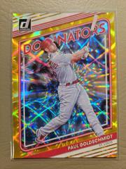 Paul Goldschmidt [Gold] #D-9 Baseball Cards 2022 Panini Donruss Dominators Prices