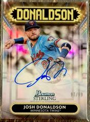 Josh Donaldson Baseball Cards 2022 Bowman Sterling Signage Autographs Prices