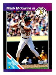 Mark McGwire Baseball Cards 1989 Donruss Grand Slammers Prices