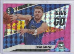Luka Doncic [Pink Fluorescent] Basketball Cards 2019 Panini Mosaic Give and Go Prices
