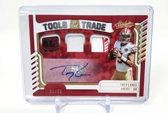 Trey Lance [Material Autograph Prime] #TTT-7 Football Cards 2022 Panini Absolute Tools of the Trade Triple Prices