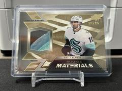 Matty Beniers [Patch] #RM-BE Hockey Cards 2022 Upper Deck Rookie Materials Prices