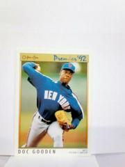 Doc Gooden Baseball Cards 1992 O Pee Chee Premier Prices