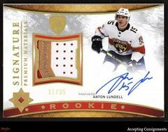 Anton Lundell #USR-AL Hockey Cards 2021 Ultimate Collection Signatures Rookies Prices