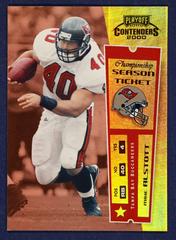 Mike Alstott [Championship Ticket] #86 Football Cards 2000 Playoff Contenders Prices